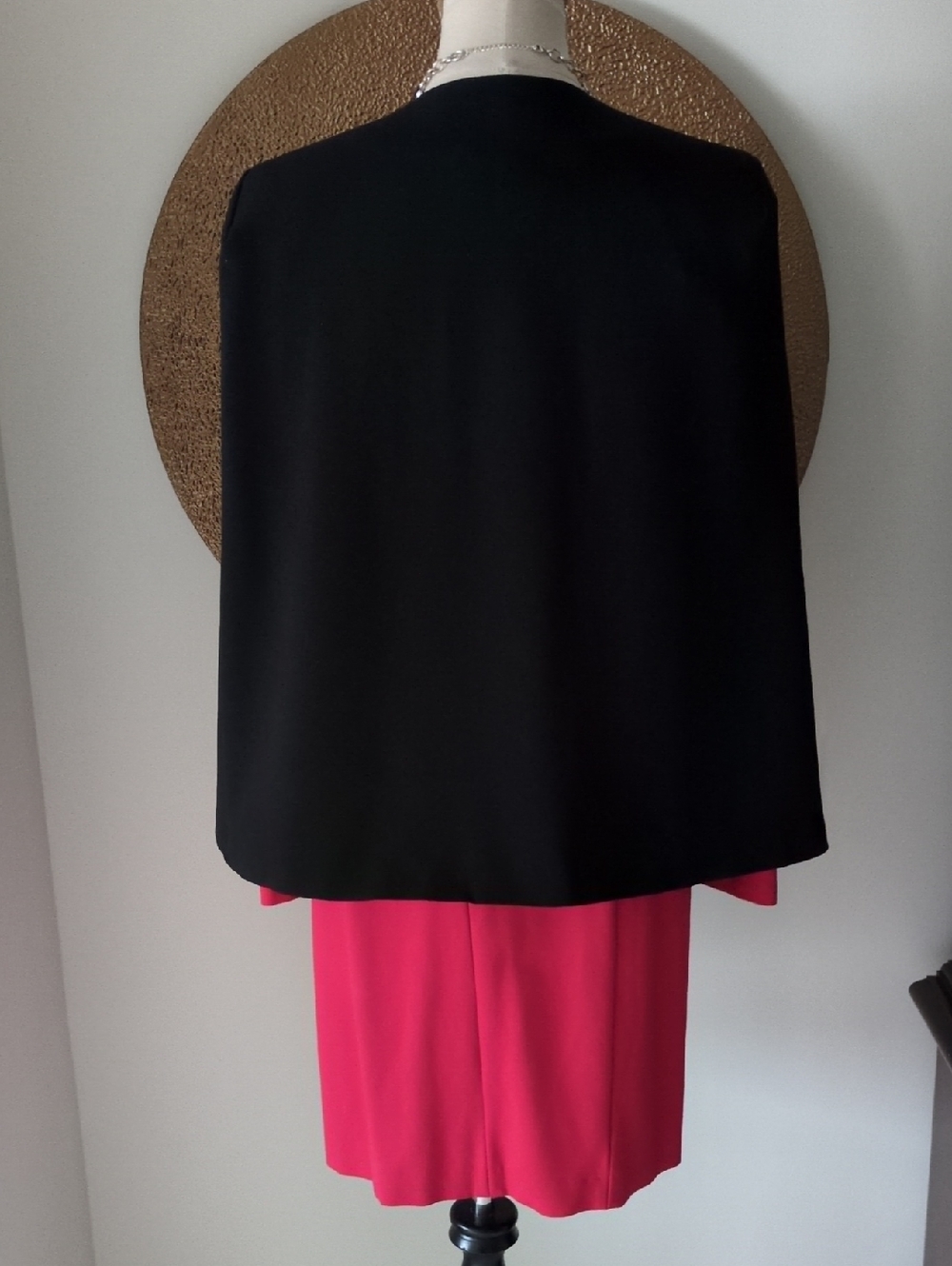 Zara Women's Black Open-Front Cape Blazer (Please Read Description) - Picture 4 of 12